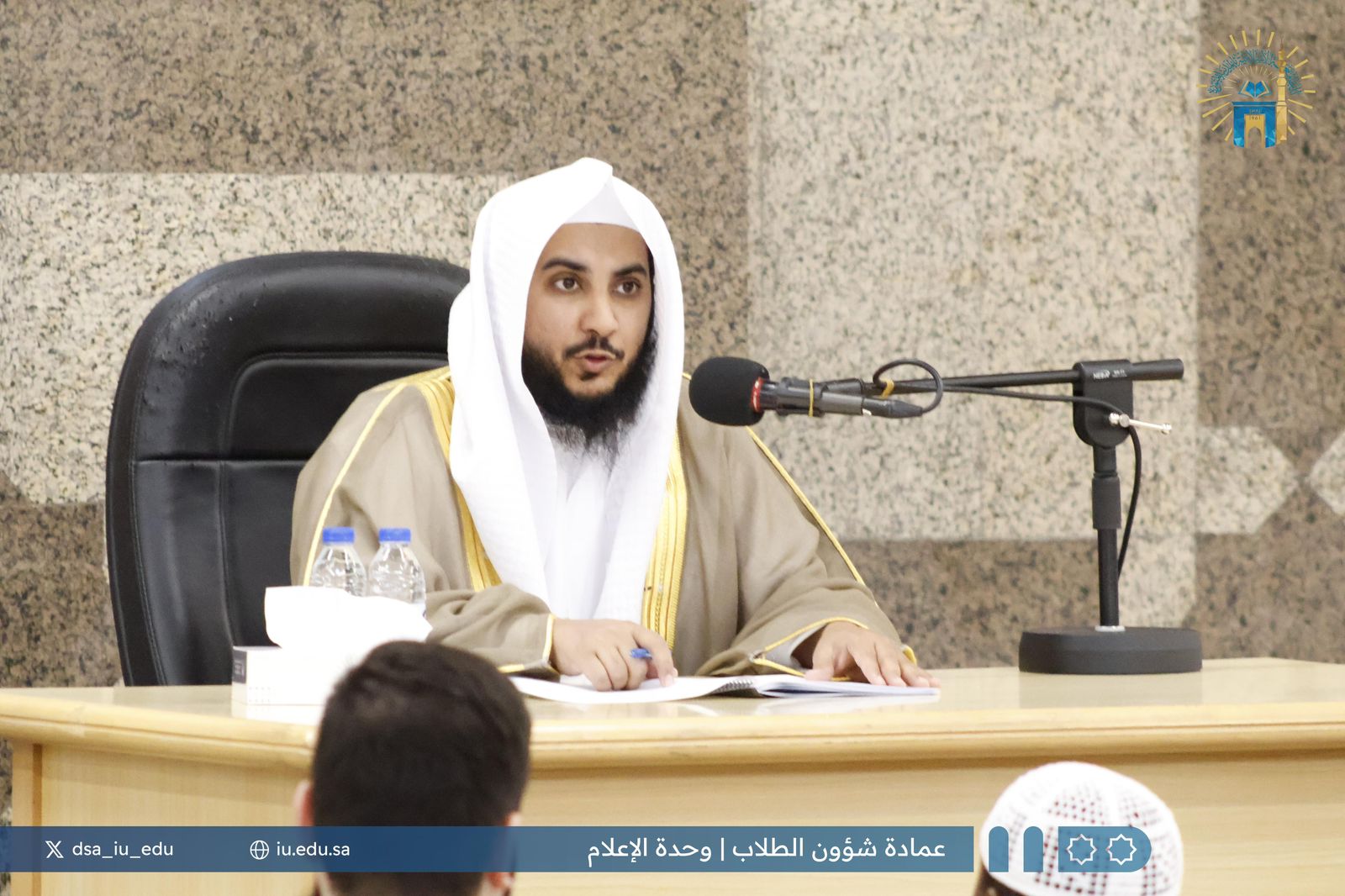 تنفيذ درس علمي بعنوان: "شرح: رسالة قاعدة الاكتفاء بالرسالة". قدمه: د. محمد بن عبدالرحمن المحمدي.